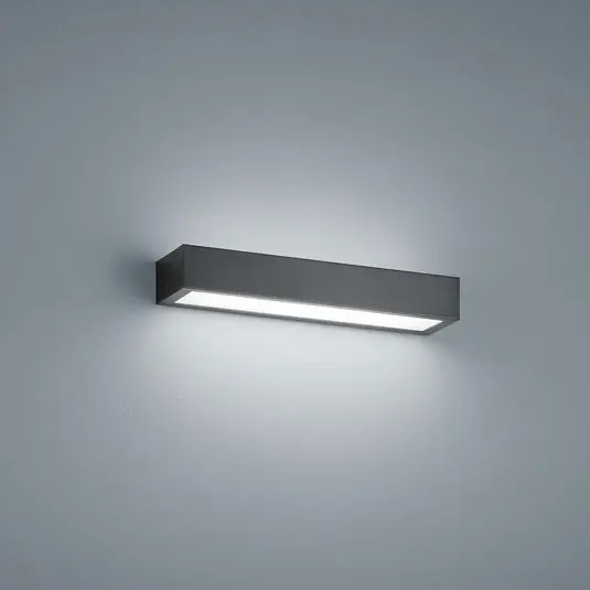 Helestra Theia LED fali lámpa, matt fekete 30 cm Utolsó esély