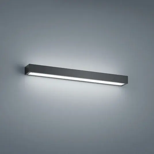 Helestra Theia LED fali lámpa, matt fekete 60 cm Népszerű