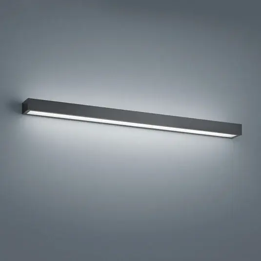 Helestra Theia LED fali lámpa, matt fekete 90 cm Kedvezményes ár