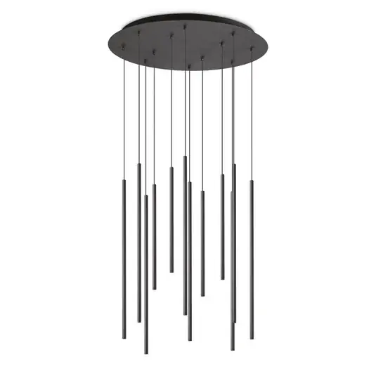 Rendeld meg most Ideal Lux Filo LED függő lámpa 12 izzós fekete