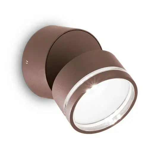 Akció Ideal Lux Omega Round LED fali lámpa 4 000 K kávé