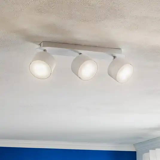 Expressz szállítás Cloudy mennyezeti spotlámpa, 3 izzós, fehér