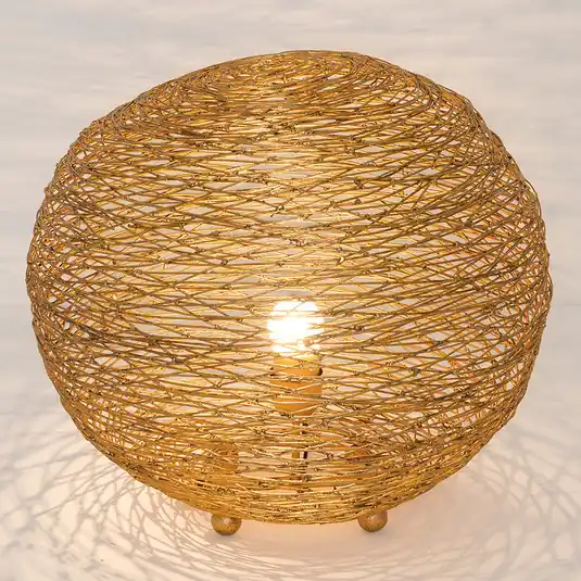 Campano arany asztali lámpa, 40 cm-es átmérő Kihagyhatatlan ajánlat