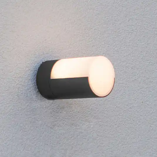 LED kültéri fali lámpa Cyra, 1 izzós matt fekete Szuper akció