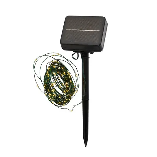 LED napelemes fénylánc Knirke Solar 11,9 m 120 LED-ek Akció