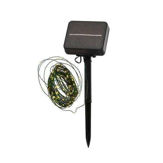 Korlátozott ajánlat LED-es napelemes fénylánc Knirke Solar 15,9 m 160 LED