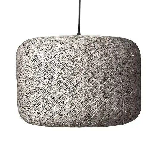 Utolsó esély Dyberg Larsen függesztéklámpa Spin L, szürke, Ø 45 cm