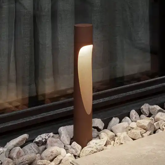 Biztonságos vásárlás Louis Poulsen talpas lámpa Flindt, 930, corten 35 cm talp 24 V