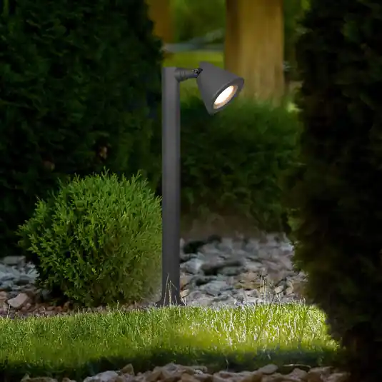 Azonnali szállítás Kaveri alu talapzati lámpa, antracit