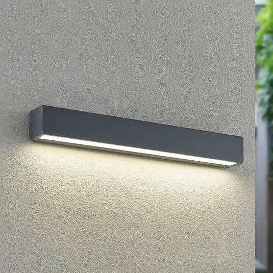 Expressz szállítás Arcchio Lengo LED fali világítás, 50 cm, 1 izzó, antracit, CCT