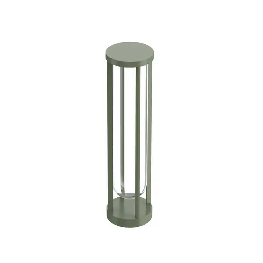 FLOS In Vitro Bollard 2, 2,700 K, 60 cm, világoszöld Exkluzív ajánlat
