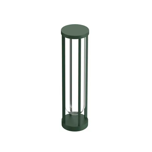 FLOS In Vitro Bollard 2, 2700 K, 60 cm, sötétzöld Alacsony ár