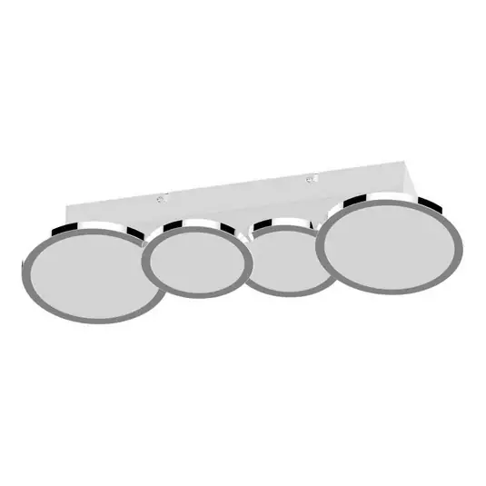 Lightme LED mennyezeti lámpa Aqua négyégős CCT-vel Rendeld meg most