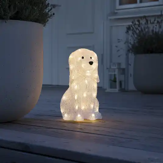 Népszerű Kutya LED világító figura