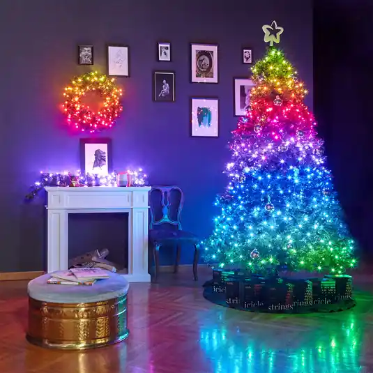 Twinkly Music Set tündérvilágítás fekete 600 RGB LED Csak ma