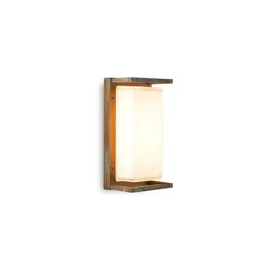 Alacsony ár Kültéri fali lámpa Ice Cubic 3412, antik sárgaréz