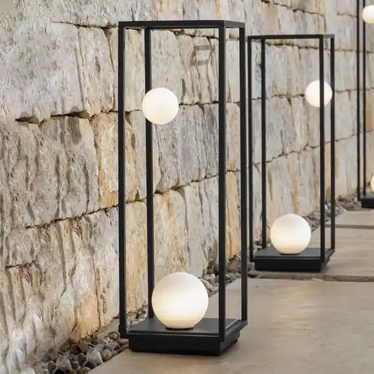 Karman Abachina LED állólámpa IP65 103cm fekete Expressz kézbesítés