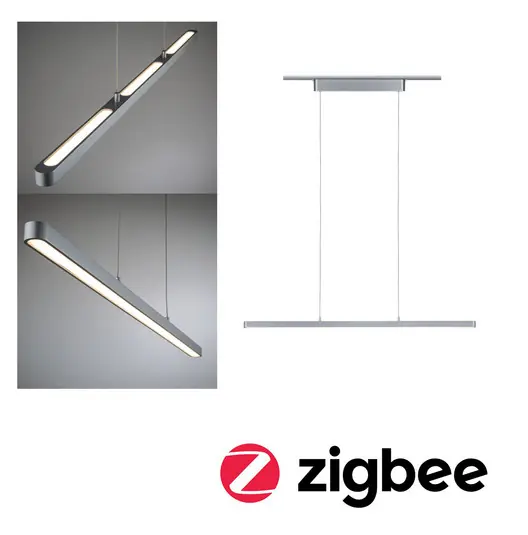 Kedvezmény Paulmann URail Lento LED függő ZigBee CCT króm