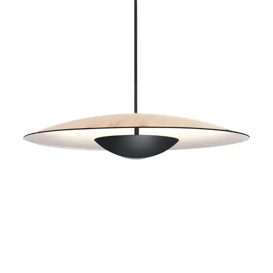 Exkluzív ajánlat MARSET Ginger LED-es függőlámpa triac Ø20cm tölgy/fehér