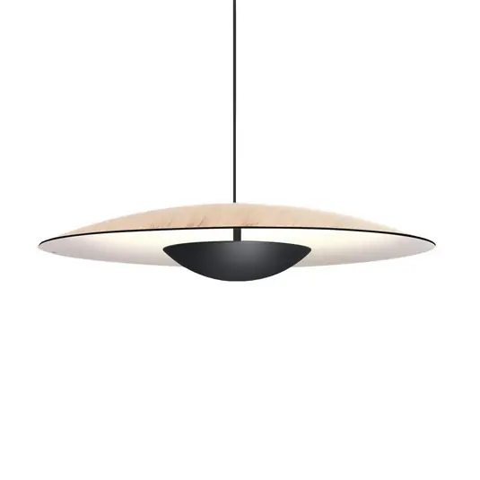 Akció MARSET Ginger LED lógó világítás Triac Ø32cm tölgy/fehér