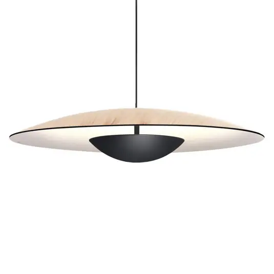 Bestseller MARSET Ginger LED lógó világítás Triac Ø42cm tölgy/fehér