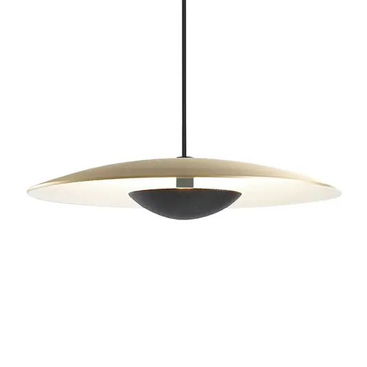 MARSET Ginger LED függő világítás, Triac Ø32cm sárgaréz/fehér Legkelendőbb