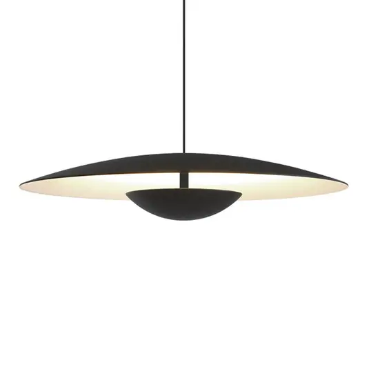 Kihagyhatatlan ajánlat MARSET Ginger LED függő világítás, Triac Ø32cm fekete/fehér