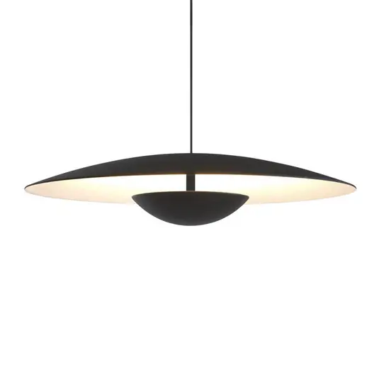 Vásárlói kedvenc MARSET Ginger LED függő világítás, Triac Ø42cm fekete/fehér