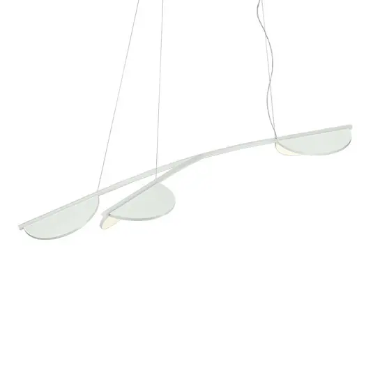 FLOS Almendra Organic függőlámpa 3fl rövid fehér Gyors szállítás