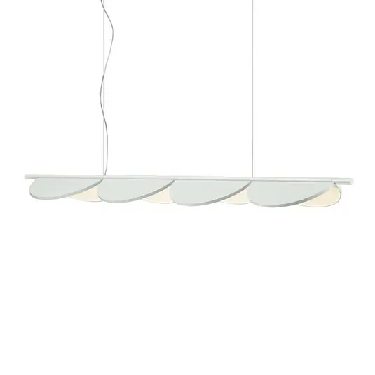 Akciós ár FLOS Almendra Linear LED függőlámpa 4 égő fehér