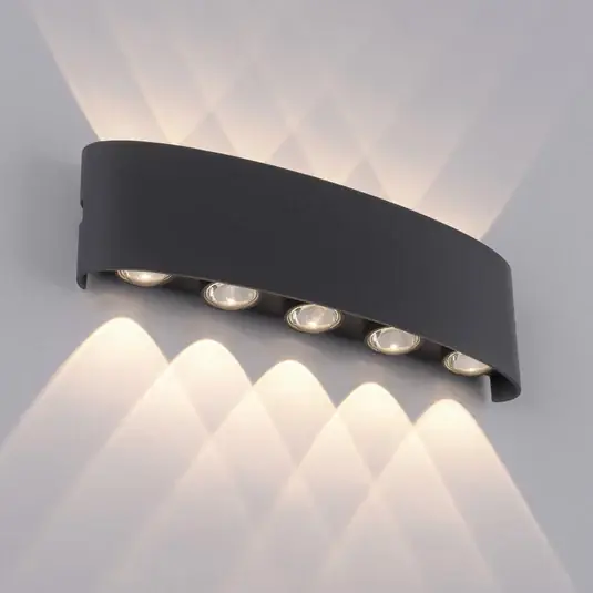 Paul Neuhaus LED kültéri fali világítás Carlo, 27 cm, fekete Szuper akció