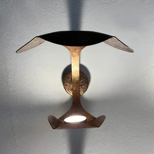 Azonnal elérhető Knikerboker Le Gigine LED falilámpa, bronz levél