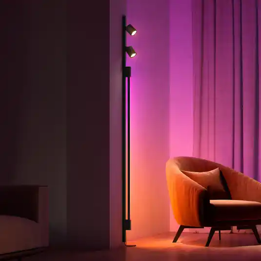 Philips Hue Perifo 2x Spots, gradiens cső fekete Végkiárusítás
