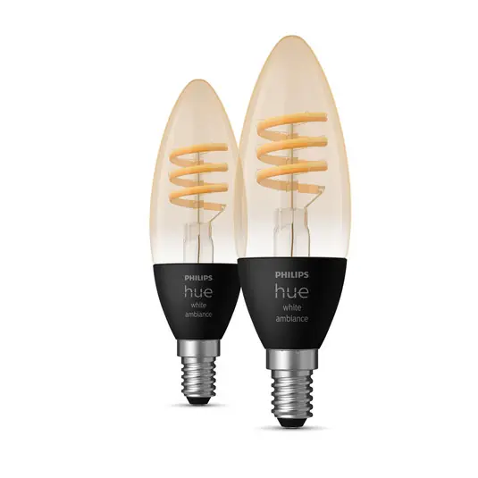 Legnépszerűbb Philips Hue White Ambiance E14, 4,6 W, 350 lm, 2db