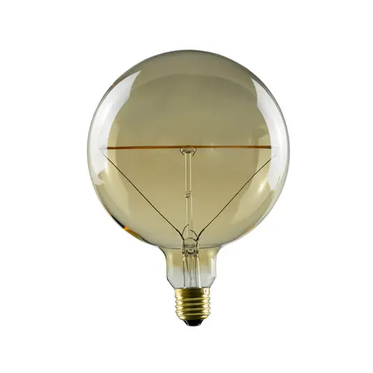 E27 5W LED gömblámpa Ø15cm vintage arany 1,900K Népszerű