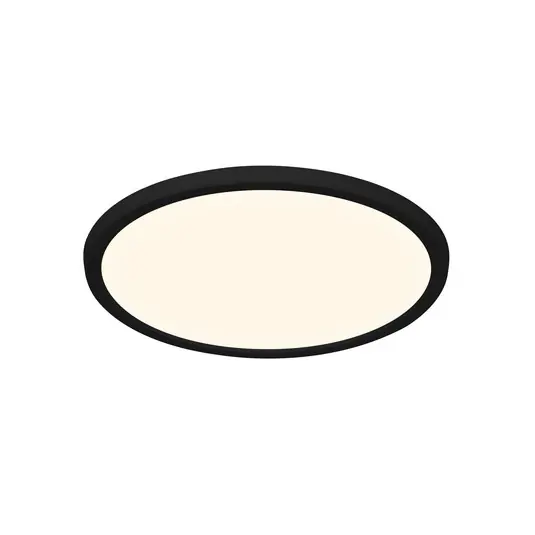 LED-es mennyezeti lámpa Oja Smart, fekete, Ø 29 cm Újdonság