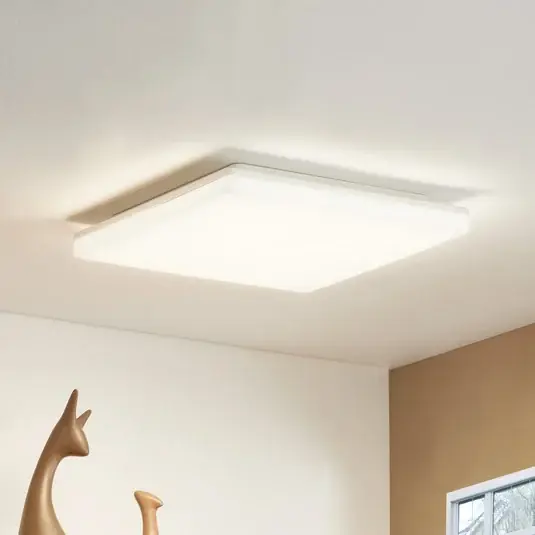 Akciós ár Prios LED mennyezeti lámpa Artin, 33 cm, fehér, szögletes, érzékelős, szögletes