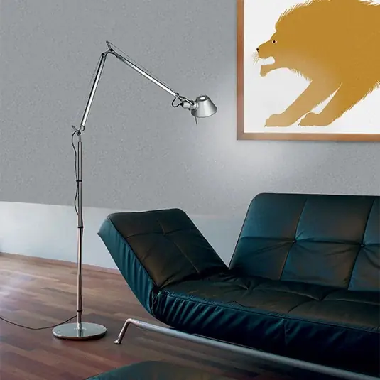 Artemide Tolomeo állólámpa E27 alumínium Biztonságos vásárlás