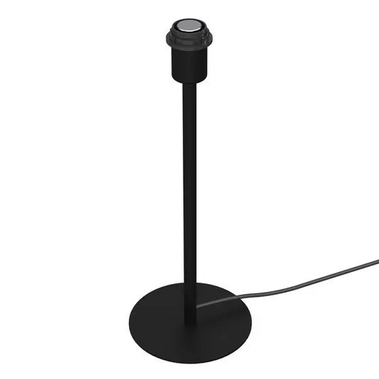 Olcsóbb Arden asztali lámpa ernyő nélkül, fekete, magasság 44cm