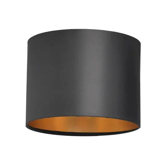 Lámpabúra Alba, Ø 20 cm, E27, fekete/arany Vedd meg online