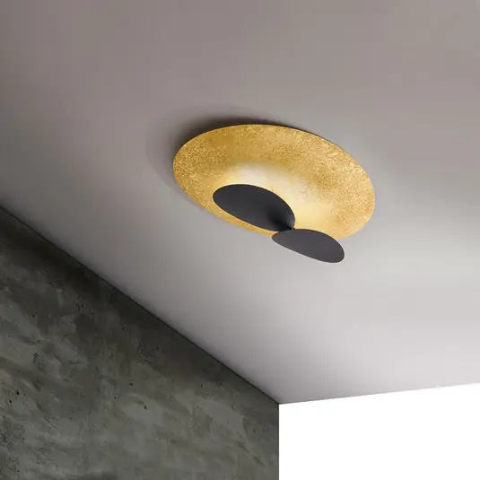 ICONE Masai mennyezeti 2 izzós 90x60 arany/fekete Különleges ajánlat
