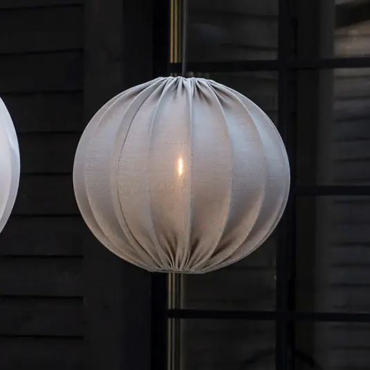PR Home Shade Alva kültéri függőlámpa bézs Ø 50 cm Gyors szállítás