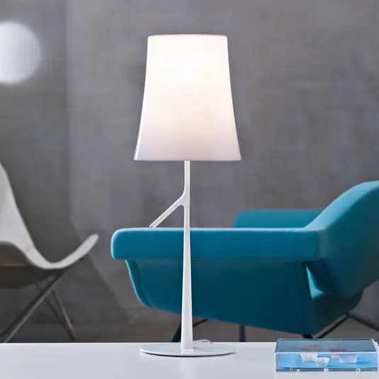 Foscarini Birdie piccola LED asztali lámpa fehér dim Kedvezmény