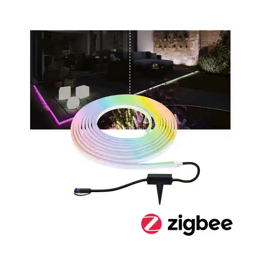 Outlet Paulmann Plug & Shine sima LED-csík RGBW 10 m