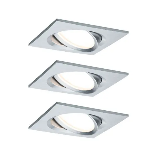 Paulmann Nova Plus 3-as LED spot szögletes, alu Ajánlat