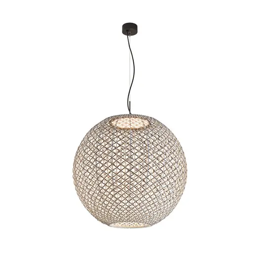 Bover Nans Sphere S/80 LED kültéri függőlámpa barna színben Ne maradj le