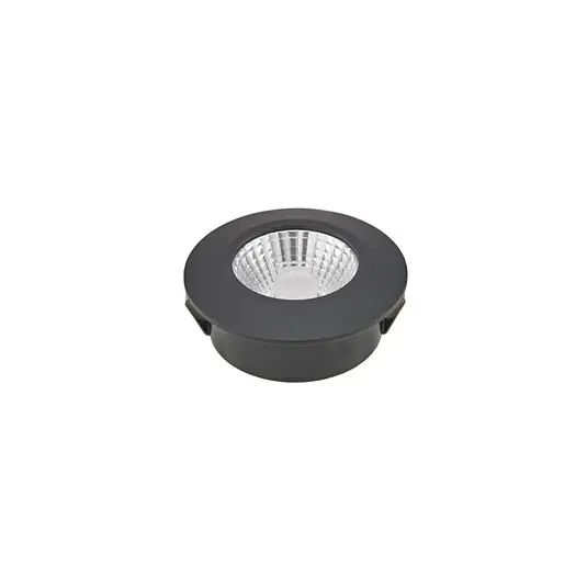 Gyors kiszállítás LED mennyezetbe süllyesztett spot Diled, Ø 6,7 cm, 3000 K, fekete