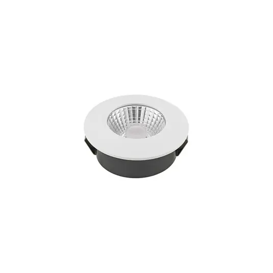 Kedvezmény LED mennyezeti süllyesztett spot Diled, Ø 6,7 cm, Dim-To-Warm, fehér