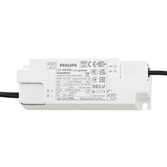 LED-meghajtó Powerline Panel CC, 36 W, 900 mA Utolsó esély