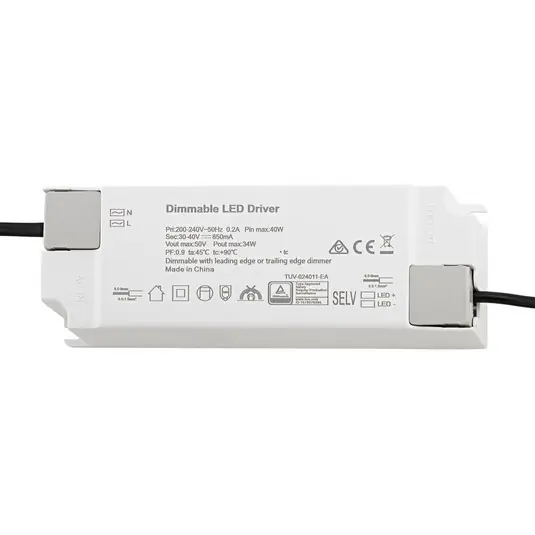 Prémium LED meghajtó Powerline Panel CC, Triac, 34 W, 850 mA